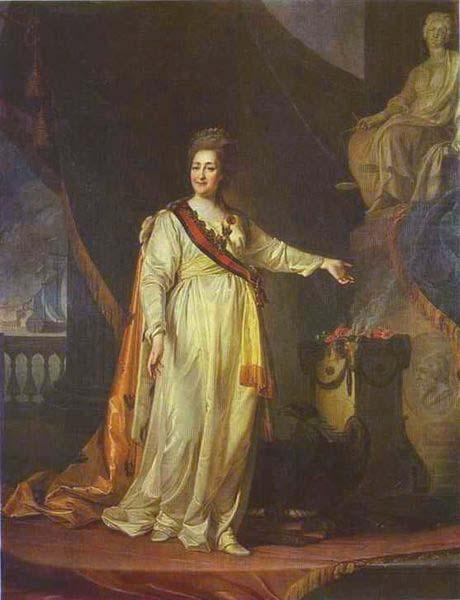 Dmitry Levitzky Catherine II as Legislator in the Temple of the Goddess of Justice china oil painting image